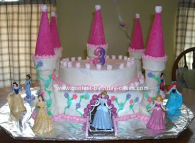 Princess Caroline's Castle Birthday Cake