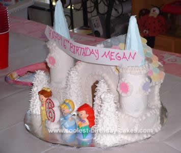 Homemade Castle Birthday Cake