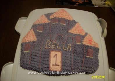 Homemade Castle Birthday Cake Design