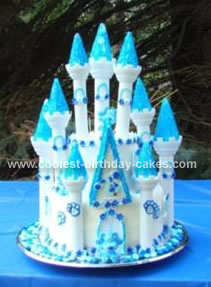 Homemade Blues Clues Castle Cake