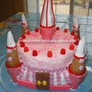 Gabi's Pink Castle Cake