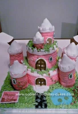 Homemade  Castle Cake