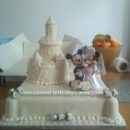 Homemade Castle Wedding Cake