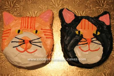 Homemade Cat Birthday Cakes