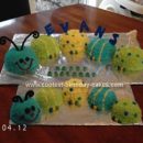 Homemade Caterpillar Birthday Cake