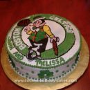Homemade Celtics Cake