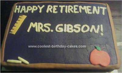 Happy Retirement Cake | Desserts Kuching