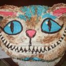 Homemade Cheshire Cat Cake