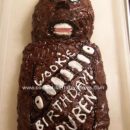 Homemade Chewbacca Birthday Cake