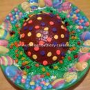 Homemade Chocolate Easter Egg Cake