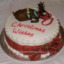 Homemade Christmas Reindeer Cake