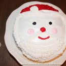 Homemade Christmas Santa Clause Cake
