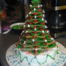 Homemade Christmastime Birthday Cake