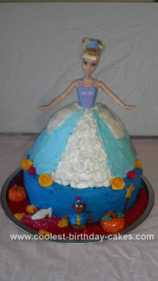 Homemade Cinderella Birthday Cake
