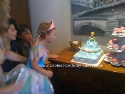 Homemade Cinderella Birthday Cake Design