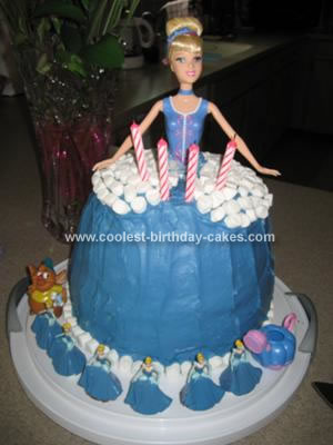 Homemade Cinderella Cake