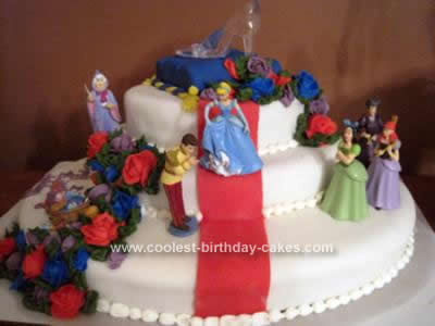 Homemade Cinderella Cake Design