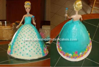 Homemade Cinderella Doll Cake