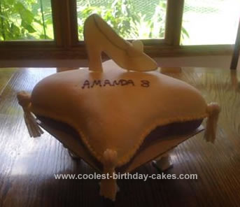 Homemade Cinderella Princess Birthday Cake