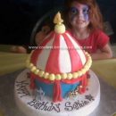 Homemade Circus Tent Cake