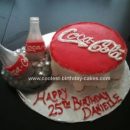 Homemade Coca Cola Birthday Cake