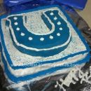 Homemade Colts Birthday Cake Design