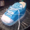 Homemade Converse Shoe Cake