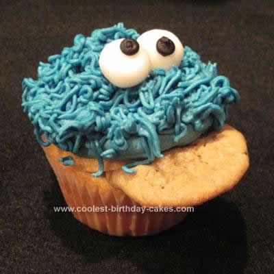 Homemade Cookie Dough - Cookie Monster Cupcakes