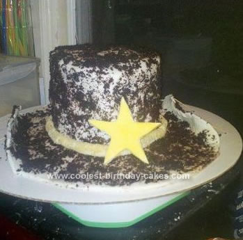 Homemade Cowboy Hat Birthday Cake