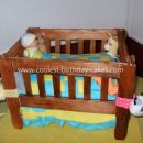Coolest Crib Cake for Baby Shower