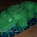Homemade Crocodile Cake Design