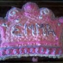 Homemade Crown Birthday Cake
