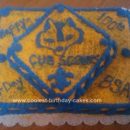 Homemade Cub Scout Birthday Cake