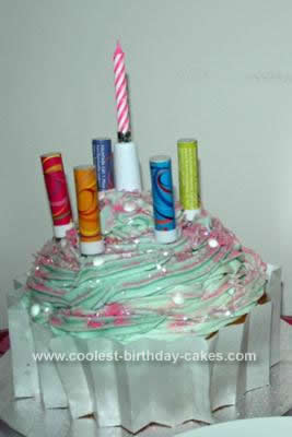Homemade CupCake Birthday Cake