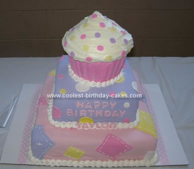 Homemade Cupcake Cake
