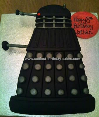 Homemade Dalek (Doctor Who) Cake