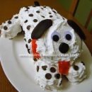 Homemade Dalmatian Puppy Cake