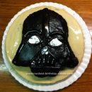 Homemade Darth Vader Birthday Cake