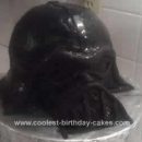 Homemade  Darth Vader Cake
