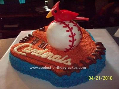 Homemade Dean's St. Louis Cardinals Birthday Cake