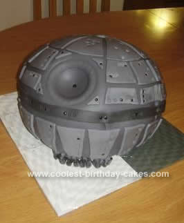 Homemade Death Star Cake