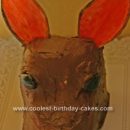 Homemade  Deer Head Cake Idea