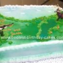 Homemade Deer Hunt Birthday Cake
