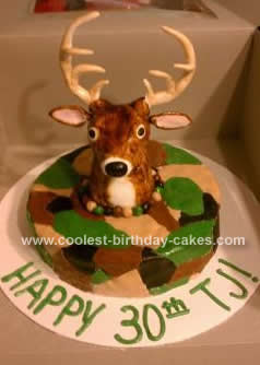 Homemade Deer Hunter Cake