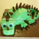 Homemade Dinosaur Birthday Cake