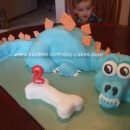 Homemade Dinosaur Birthday Cake Design