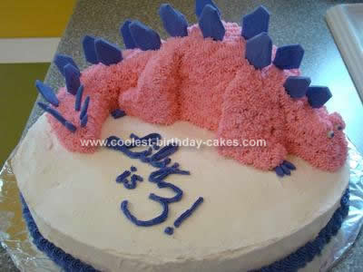 Homemade Dinosaur Birthday Cake Idea