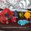 Homemade Dinosaurs Cake