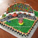 Homemade Disney Cars Birthday Cake