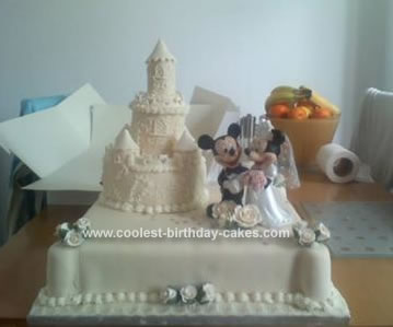 Coolest Disney Castle Wedding Cake